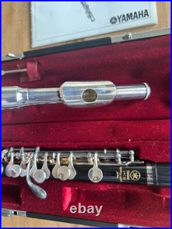 YAMAHA YPC-32 Piccolo ABS resin Body Used with Hard case