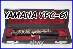 YAMAHA YPC-61 Piccolo Flute Grenadilla Wood with Case Operation confirmed