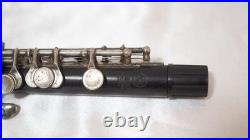 YAMAHA YPC-61 Piccolo Flute Grenadilla Wood with Case Operation confirmed