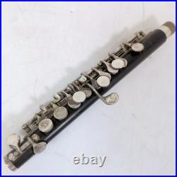 YAMAHA YPC-61 Piccolo Japan Grenadilla Wood Custom Metal Headjoint Case Used