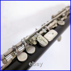 YAMAHA YPC-61 Piccolo Japan Grenadilla Wood Custom Metal Headjoint Case Used