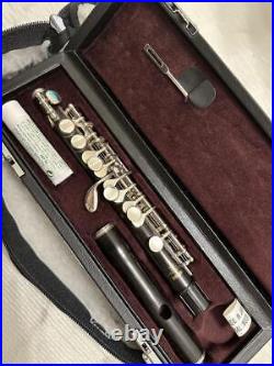 YAMAHA YPC-62 Piccolo Grenadilla Wood Professional Model Used with Case