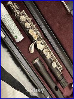 YAMAHA YPC-62 Piccolo Grenadilla Wood Professional Model Used with Case