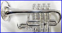 YAMAHA YTR-6810S ytr6810s Piccolo Trumpet Silver plate Used