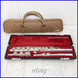 YAMAHA Yfl-211S Flute Silver Plating Hard Case Japan