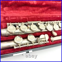 YAMAHA Yfl-211 Flute Silver Plating With Hard Case + Bag Used From Japan #B0037
