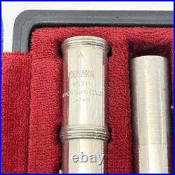 YAMAHA Yfl-211 Flute Silver Plating With Hard Case + Bag Used From Japan #B0037