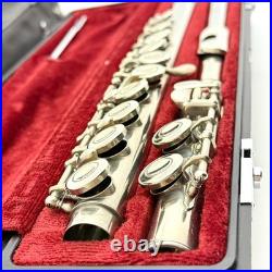 YAMAHA Yfl-211 Flute Silver Plating With Hard Case + Bag Used From Japan #B0037