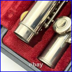 YAMAHA Yfl-211 Flute Silver Plating With Hard Case + Bag Used From Japan #B0037