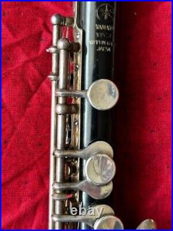 YAMAHA's YPC-32 Piccolo Flute Nickel Silver with Hard Case In Stock Used