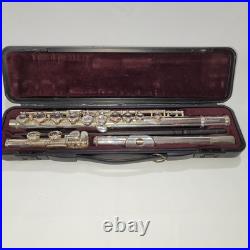 Yamaha 211 Flute Silver With Original Hard Case