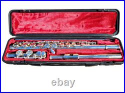 Yamaha 225SII Silver C Flute With Cleaning Rod and Yamaha Hard Case