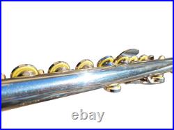 Yamaha 225SII Silver C Flute With Cleaning Rod and Yamaha Hard Case