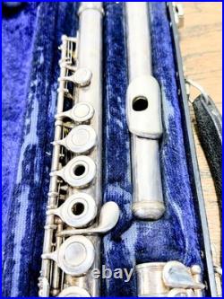 Yamaha 285SII Silver Open Hole Flute G1113