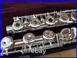Yamaha 381H Flute YFL-381H MINT CONDITION B FOOTJOINT SILVER HEADJOINT OPENHOLE