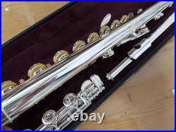 Yamaha 381H Flute YFL-381H MINT CONDITION B FOOTJOINT SILVER HEADJOINT OPENHOLE
