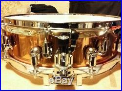 Yamaha 4 X 14 Copper Shell Piccolo Snare Drum Japan Nouveau Lugs Nice