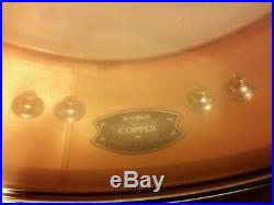 Yamaha 4 X 14 Copper Shell Piccolo Snare Drum Japan Nouveau Lugs Nice