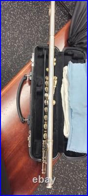 Yamaha Advantage 200AD II Flute Silver Plated With Original Case YFL-200ADII