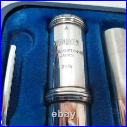 Yamaha Flute 211S Japan Used with Case and Wear