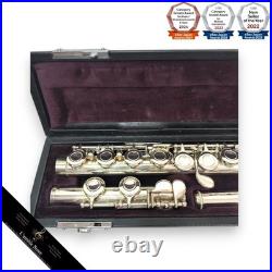 Yamaha Flute 211 Gold Finish with Case Cleaning Tools