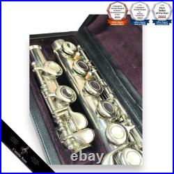 Yamaha Flute 211 Gold Finish with Case Cleaning Tools