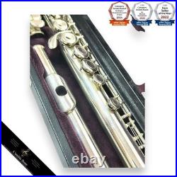 Yamaha Flute 211 Gold Finish with Case Cleaning Tools