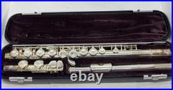 Yamaha Flute 211 Silver 16 Key with Hard Case Professional Instrument 211
