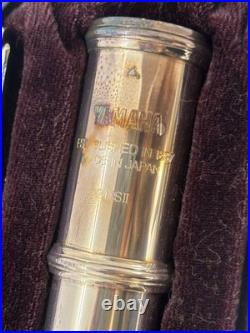 Yamaha Flute 211 Silver 16 Key with Hard Case Professional Instrument 211