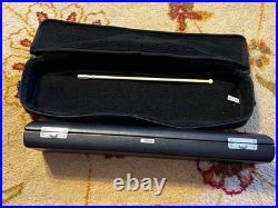 Yamaha Flute 481.925 Sterling Silver Open Hole Flute With Original Case 446 Grams