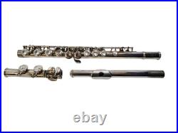 Yamaha Flute Advantage Silver 200AD Flute and Cleaning Rod With Hard Case