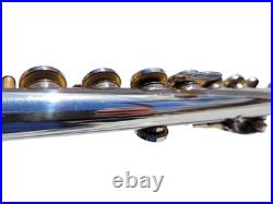 Yamaha Flute Advantage Silver 200AD Flute and Cleaning Rod With Hard Case