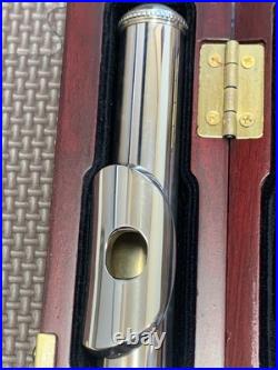 Yamaha Flute Headjoint Nickel Silver Silver-Plated with Wooden Case