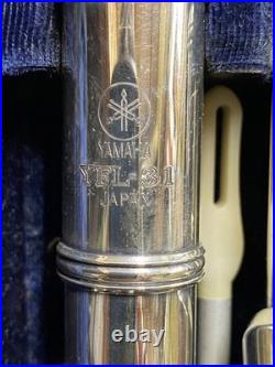 Yamaha Flute Silver Head Tube Used with Mouthpiece and Overhaul Yamaha Flute Silver Head Tube Used with Mouthpiece and Overhaul