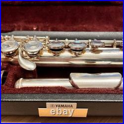 Yamaha Flute YFL211SII Silver Plated C Key Beginner Instrument for Students