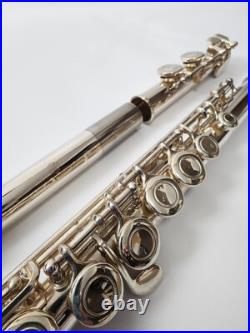 Yamaha Flute YFL-221SII Nickel Silver Musical instrument Hard case