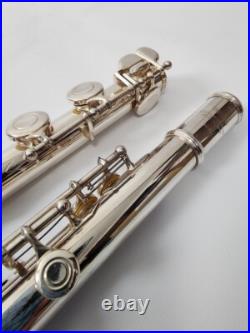 Yamaha Flute YFL-221SII Nickel Silver Musical instrument Hard case