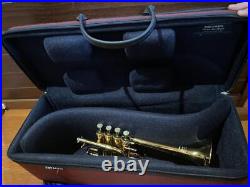 Yamaha Model YTR-9830 Piccolo Trumpet Custom gold plated finish