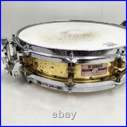 Yamaha SD935BS 14x3.5 Brass Piccolo SnareDrum Dave Weckl David Garibaldi Era MIJ