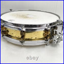 Yamaha SD935BS 14x3.5 Brass Piccolo SnareDrum Dave Weckl David Garibaldi Era MIJ