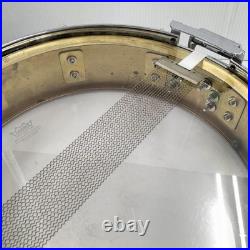 Yamaha SD935BS 14x3.5 Brass Piccolo SnareDrum Dave Weckl David Garibaldi Era MIJ