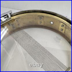 Yamaha SD935BS 14x3.5 Brass Piccolo SnareDrum Dave Weckl David Garibaldi Era MIJ