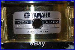 Yamaha SD 493 Brass Piccolo Snare drum with Power Hoops