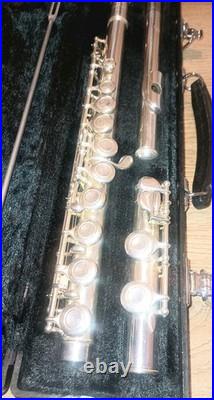 Yamaha Silver / Nickel 225SII Flute With Case