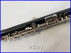Yamaha Sterling Silver Open Holed 385II Flute with Yamaha 32 Piccolo