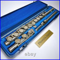 Yamaha YFL-211 Flute Silver Plated with Hard Case Band Instrument /FAST SHIP
