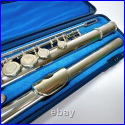 Yamaha YFL-211 Flute Silver Plated with Hard Case Band Instrument /FAST SHIP
