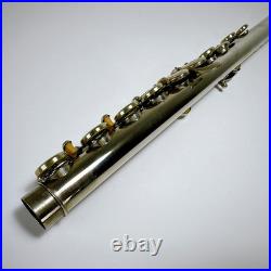 Yamaha YFL-211 Flute Silver Plated with Hard Case Band Instrument /FAST SHIP