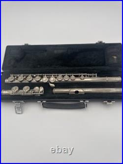 Yamaha YFL-225NII Silver Plated Student Flute Offset G with Case READ