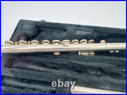 Yamaha YFL-225NII Silver Plated Student Flute Offset G with Case READ